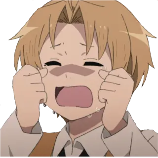 😭 Anime, Khóc, Buồn, Nước mắt, Cảm xúc, Buồn bã telegram sticker