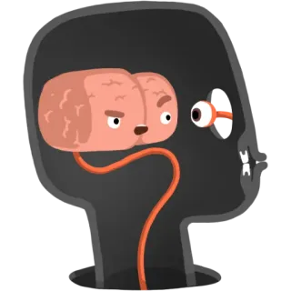 Brain by @desvvt whatsapp stickers