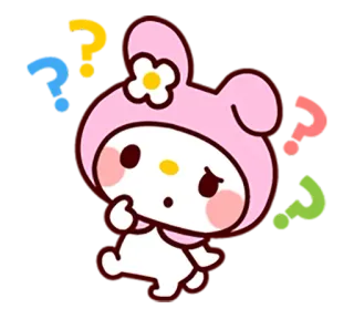 🌺 My Melody My Melody, Sanrio, mignon, kawaii telegram sticker