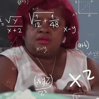 🤯 matematika, perhitungan, berpikir, bingung, persamaan whatsapp sticker