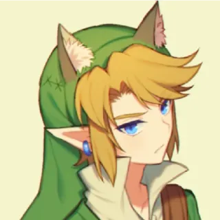 😁 Link The Legend of Zelda Link, Legend of Zelda, Anime, Videojuego, Fanart telegram sticker