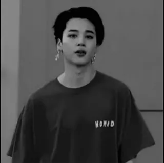 ♟ NOMAD man, person, kpop, k-pop, jimin, idol, nomad, t-shirt telegram sticker