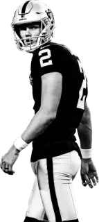 🤨 calcio, sport, atleta, NFL, Raiders, quarterback telegram sticker