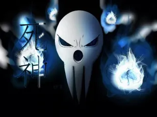😡 死神 Shinigami, Tengkorak, Kematian, Jepang, Karakter, Wajah, Kartun whatsapp sticker