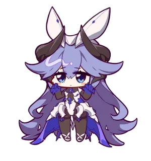 🤤 anime, chibi, cute, character, cartoon telegram sticker
