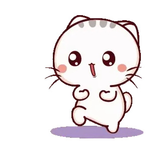 🐾 gato, fofo, kawaii, animal, adesivo, gatinho whatsapp sticker