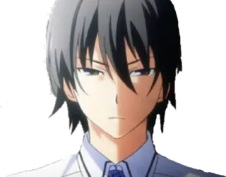 😞 anime, manga, character, illustration, portrait telegram sticker