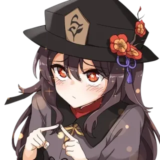 🥹 Hu Tao Genshin Impact Anime, Videospiel, Charakter, Genshin Impact, Hu Tao telegram sticker