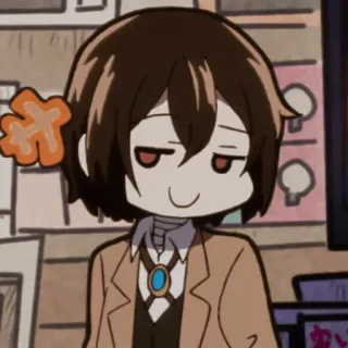 ☠️ Osamu Dazai Bungou Stray Dogs anime, manga, Dazai, Bungou Stray Dogs, character telegram sticker
