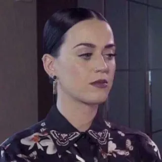 😐 Katy Perry cantante pop, celebrità, ritratto, donna, cantante telegram sticker