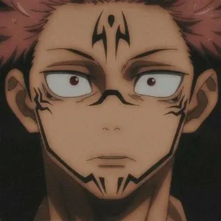 😲 Sukuna Jujutsu Kaisen 动漫, 漫画, 诅咒之灵, 两面宿傩, 咒术回战 telegram sticker