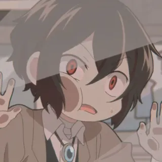 😇 Dazai Osamu Bungou Stray Dogs Anime, Dessin animé, Bungou Stray Dogs, Dazai Osamu, Drôle, Personnage whatsapp sticker