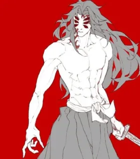 🌓 Kokushibo Demon Slayer quỷ, kiếm, anime, quái vật, ác nhân, thượng huyền nhất, Kokushibo telegram sticker