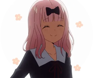 😇 Chika Fujiwara Kaguya-sama: Love Is War Anime, Chika Fujiwara, Kaguya-sama, Love is War, Süß, Kawaii, Pinke Haare telegram sticker