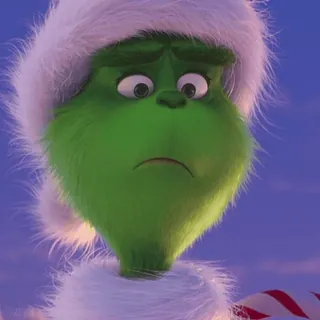 😌 Grinch How the Grinch Stole Christmas! กริ๊นช์, คริสต์มาส, วันหยุด, การ์ตูน, รื่นเริง, แอนิเมชัน whatsapp sticker