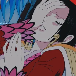🖤 Boa Hancock One Piece Anime, One Piece, Boa Hancock, Nhân vật, Sticker Anime telegram sticker