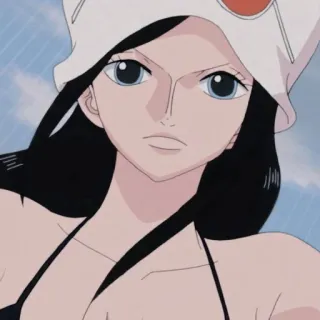 💄 Nico Robin One Piece Anime, One Piece, Nico Robin, Charakter telegram sticker