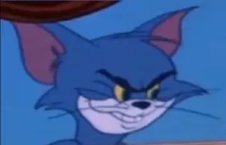 💛 Tom Cat Tom and Jerry Hoạt hình, Mèo, Hài hước, Hoạt họa, Meme, Tức giận telegram sticker