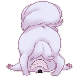 😁 pies, zwierzę, rozbrykany, słodki, do góry nogami, kreskówka telegram sticker