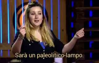 ⚡️ Sarà un paleolitico-lampo. telegram sticker