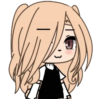 🙃 Gacha, Anime, Desenho animado, Avatar telegram sticker