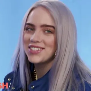 💧 Billie Eilish คนดัง, นักร้อง, ภาพเหมือน, Billie Eilish telegram sticker