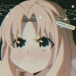😡 SURPRISE, BITCH. Anime, Offensivo, Volgarità telegram sticker