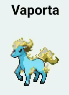 🆘 vaporta vaporta, kuda, hewan, biru muda, game telegram sticker