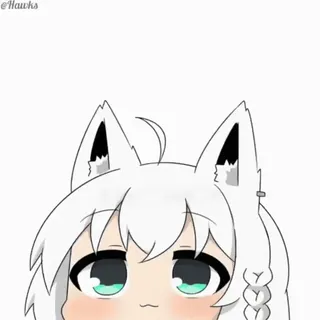 🐱 anime, cat, cute, kawaii, vtuber, chibi whatsapp sticker