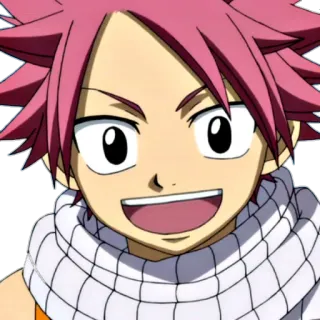 😃 Natsu Dragneel Fairy Tail Anime, Mangá, Fairy Tail, Natsu Dragneel telegram sticker
