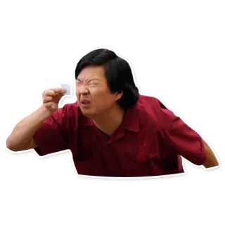 😑 Ben Chang Community lucu, komunitas, acara tv, Chang, Ken Jeong, meme, reaksi whatsapp sticker