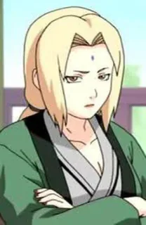 😒 Tsunade Naruto Anime, Ninja, Mulher, Personagem, Mangá, Tsunade, Naruto telegram sticker