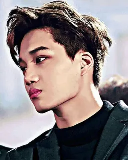 ➰ Kai portrait, k-pop, singer, asian, idol whatsapp sticker