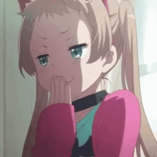 💗 Anime, Cô gái, Dễ thương, Nhân vật, Hoạt hình, Biểu cảm telegram sticker