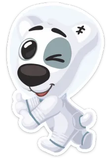 😉 Cartone animato, Personaggio, Carino, Adesivo telegram sticker