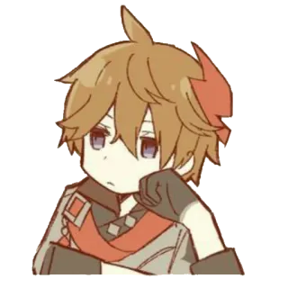 😕 Tartaglia Genshin Impact Anime, Personnage, Genshin Impact, Tartaglia whatsapp sticker