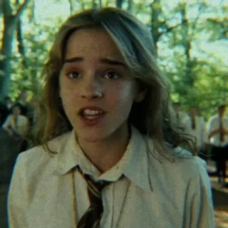 🐿 Hermione Granger Harry Potter Hermelien Griffel, Harry Potter, Emma Watson, heks, magie, tovenaar telegram sticker