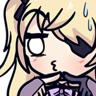 😗 อนิเมะ, สติกเกอร์, น่ารัก, อีโมติคอน telegram sticker