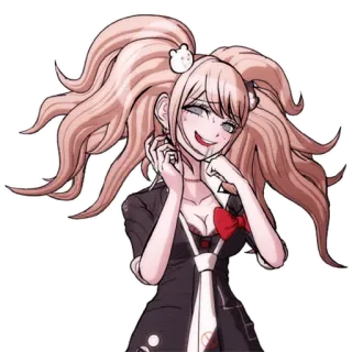 😍 Junko Enoshima Danganronpa Anime, Manga, Junko Enoshima, Danganronpa, Słodkie, Zło, Rozpacz telegram sticker