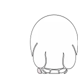 😄 귀여운, 동물, 흰색, 방울, 만화, 스티커 telegram sticker
