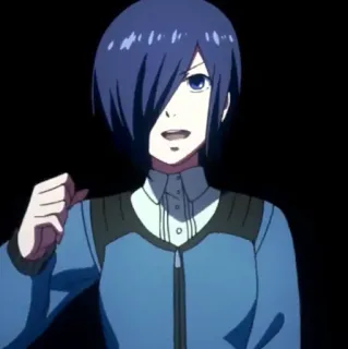 🪁 Touka Kirishima Tokyo Ghoul อนิเมะ, มังงะ, โตเกียว กูล, โทวกะ, คิริชิมะ telegram sticker
