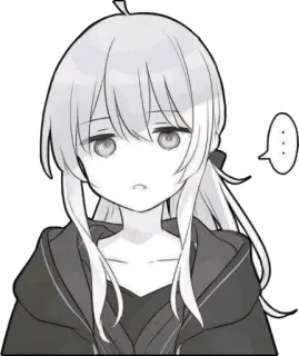 😅 ... Anime Mädchen, traurig, Gesichtsausdruck, Manga, Sticker telegram sticker