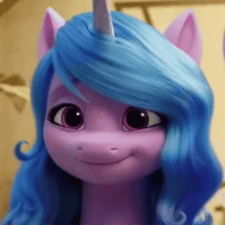 👎 My Little Pony, pony, unicorn, cartoon, animal, purple, cute telegram sticker