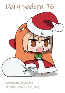 🎅 Daily padoru 76
Instagram: jespr.art
Twitter: Jespr (@r_jesp) padoru, noël, père noël, anime, manga, dessin animé, mignon, kawaii whatsapp sticker