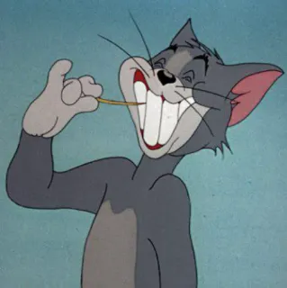 😾 Tom Cat Tom and Jerry мультфильм, кот, анимация, юмор, классика, персонаж telegram sticker