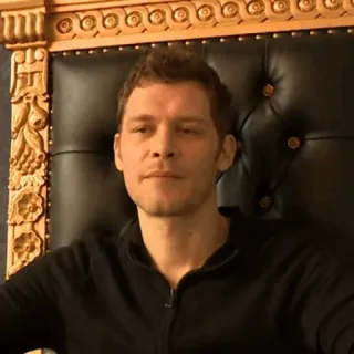 📰 Klaus Mikaelson The Vampire Diaries Klaus Mikaelson, The Vampire Diaries, Joseph Morgan, vampire, personnage, série TV telegram sticker