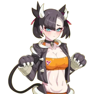 😸 Marnie Pokemon anime, pokemon, marnie, cartoni animati, videogioco, adesivo telegram sticker