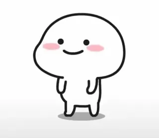 🕺 cartoon, cute, kawaii, simple, character telegram sticker
