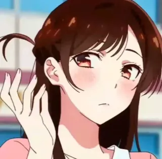 🎭 Chizuru Ichinose Rent-A-Girlfriend Anime, Cô gái, Chizuru, Bạn gái thuê, Dễ thương, Phim hoạt hình telegram sticker