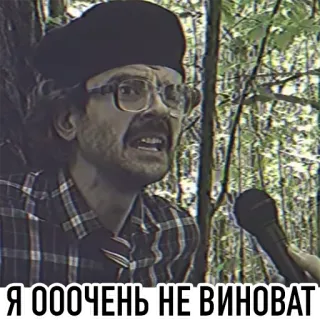 😇 Я ОООЧЕНЬ НЕ ВИНОВАТ telegram sticker